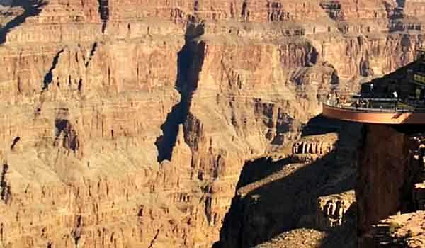 View of Skywalk at Grand Canyon West