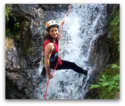 Canyoning in Black Canyon in Nevada