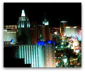 View of the Las Vegas Strip during helicopter Tours