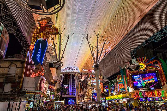 Vegas Vic and Vicky On Fremont Street Experience Las Vegas
