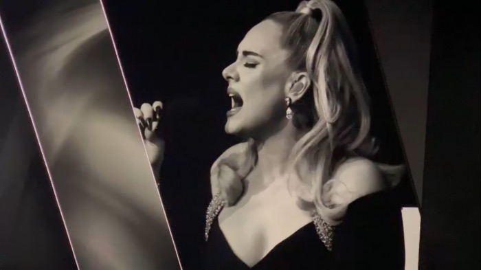 Concert of Adele in Las Vegas rendering inspired by AI
