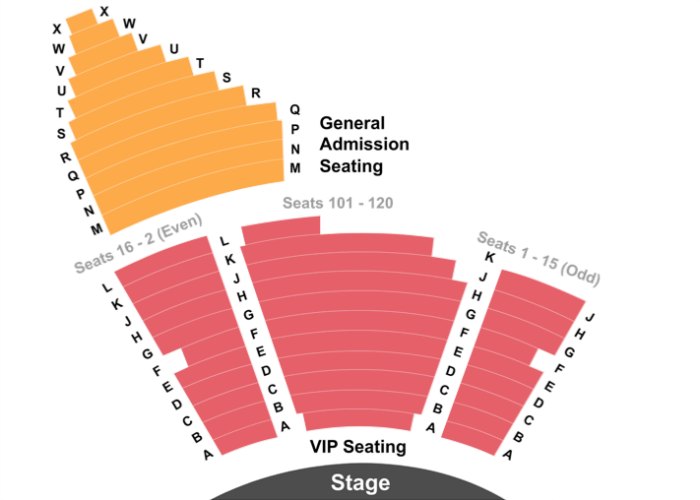 Seating Chart V Theater Planet Hollywood Las Vegas