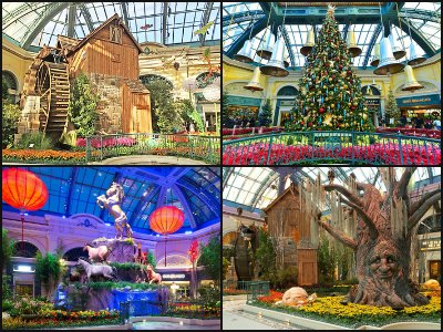 The Conservatory and Botanical Gardens at Bellagio Hotel in Las Vegas