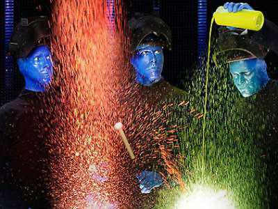 Blue Man show Las Vegas Blue Man show Las Vegas
