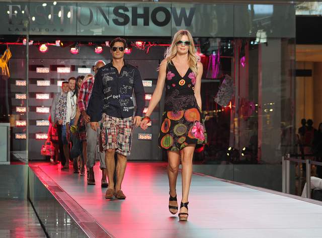 Catwalk show at Fashion show Mall Las Vegas