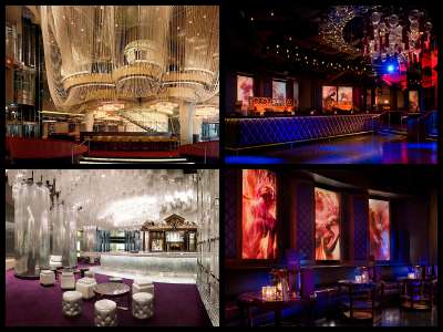 Nightlife at the Cosmopolitan Hotel in Las Vegas