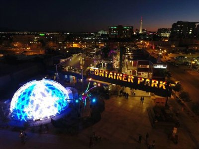 Downtown Container Park in Downtown Las Vegas