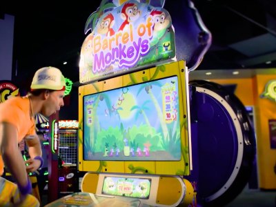 GameWorks in Las vegas with Kids