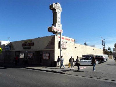 Gold and Silver Pawn Shop in Downtown