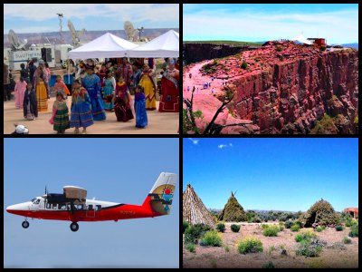 Grand Canyon flight tours to West Rim with Optional Skywalk