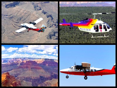 Deluxe Grand Canyon flight tours From Las Vegas - South Rim