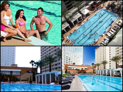 Harrah’s Las Vegas pools