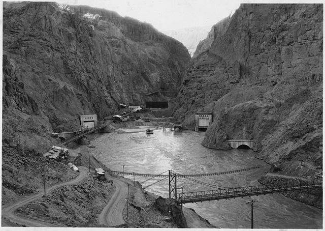 hoover dam construction pictures