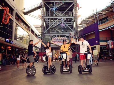 Las Vegas Segway Tour South Fremont Street in Downtown