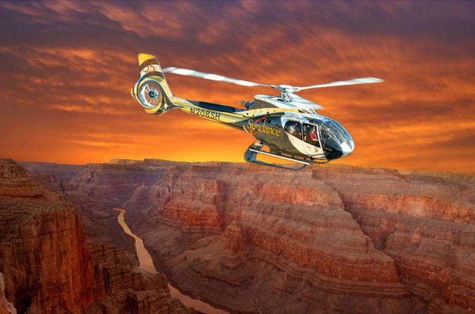 Grand Canyon West Rim Deluxe Sunset Helicopter Tour
