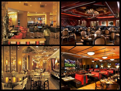 Restaurants at the Luxor Hotel in Las Vegas
