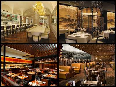 Restaurants at the Mirage Hotel in Las Vegas