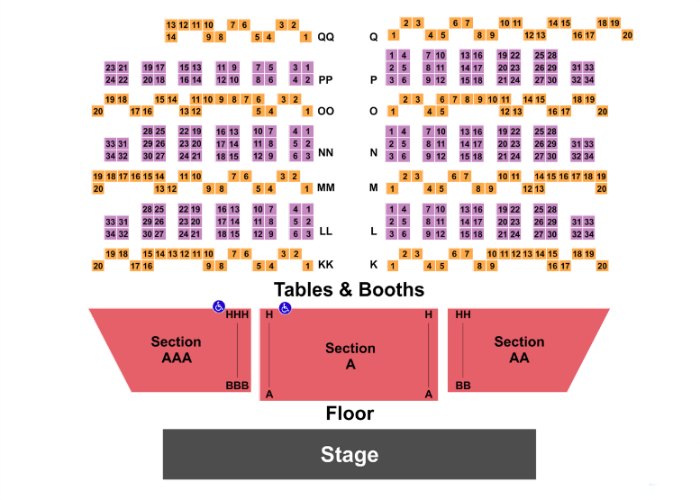 Harrah S Laughlin Seating Chart