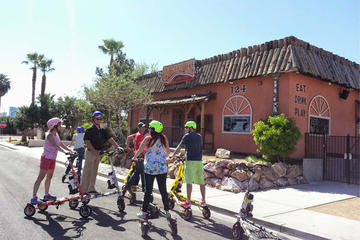 Trikke Tour through Las Vegas' Fremont East District in Las Vegas