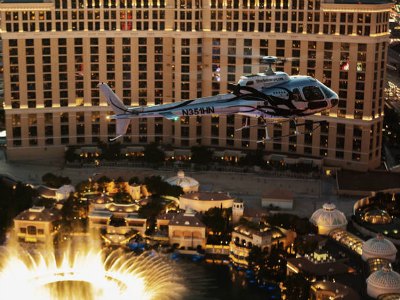 Vegas Night Out VIP Helicopter Strip Flight and Eiffel Tower Dinner