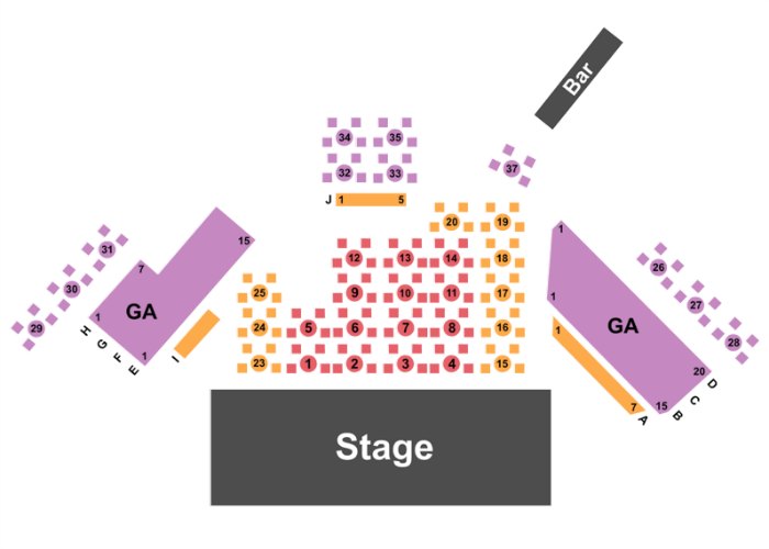 Windows At Bally S Seating Chart