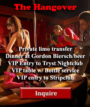 las vegas bachelor party packages - Hangover