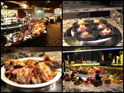 Buffet at Bally's Hotel in Las Vegas