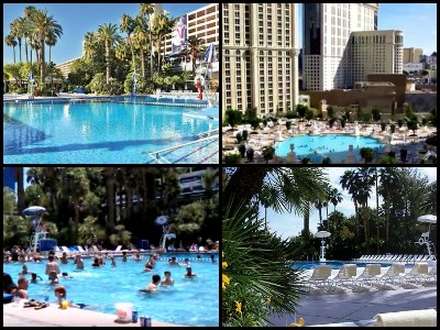 Pools at Bally's Hotel in Las Vegas