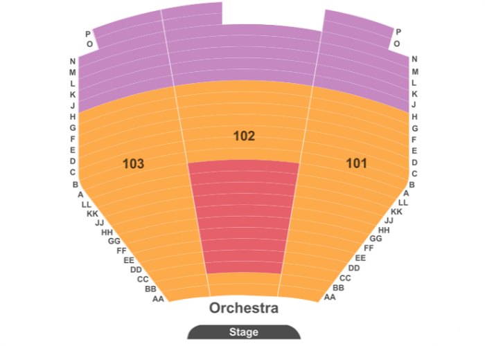 Boyz II Men Las Vegas seating chart