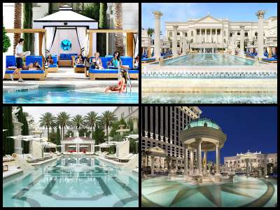 Caesars Palace Las Vegas pools