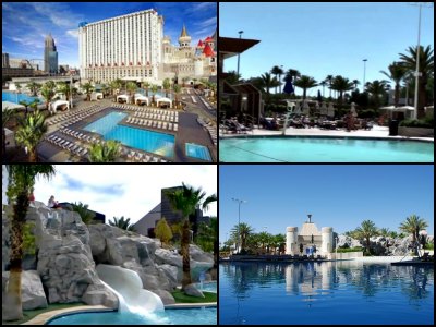 Pools at Excalibur Hotel in Las Vegas