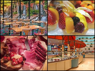 Buffet at the Flamingo Hotel in Las Vegas
