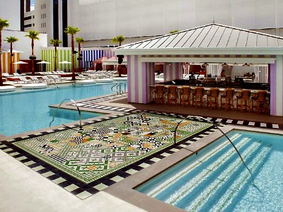 Las Vegas Foxtail pool at SLS