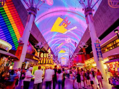 Fremont Street Experience light show - Viva Vision