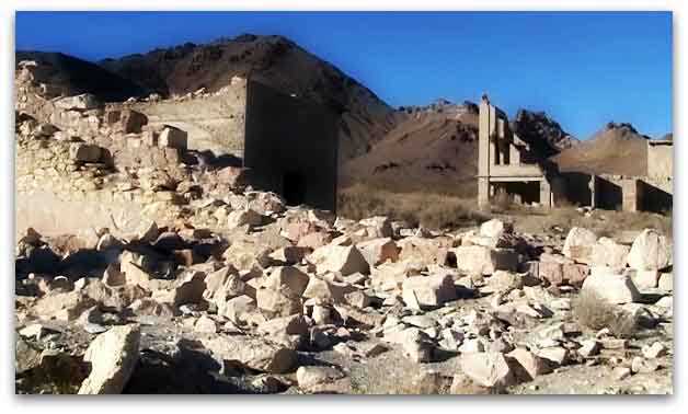 Ghost Town of Rhyolite near Death Valley