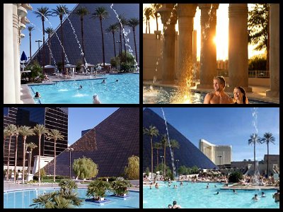 Luxor Las Vegas pools