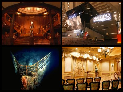 The Titanic exhibition at the Luxor Hotel in Las Vegas