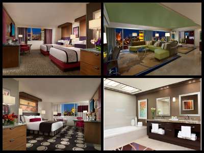 Rooms at the Mirage Hotel in Las Vegas
