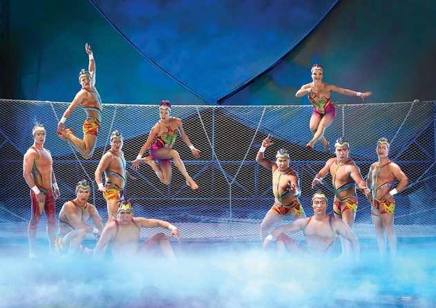 Mystere by Cirque du Soleil Show in Las Vegas