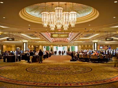 Casino at the Palazzo Hotel in Las Vegas