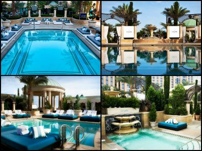 Pools at the Palazzo Hotel in Las Vegas