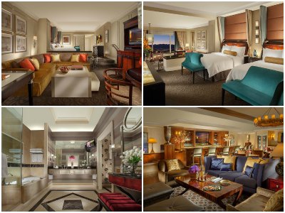 Rooms at the Palazzo Hotel in Las Vegas