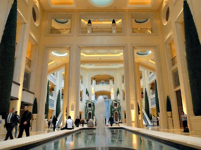 Shopping at the Palazzo Hotel in Las Vegas