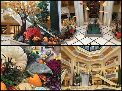 Waterfall Atrium at the Palazzo Hotel in Las Vegas