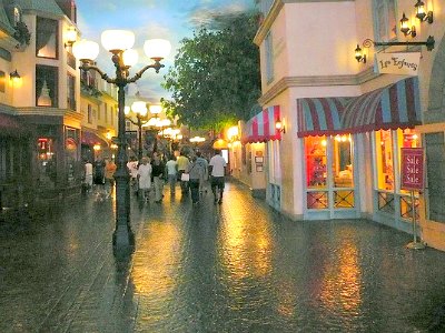 Shopping at the Paris Hotel in Las Vegas