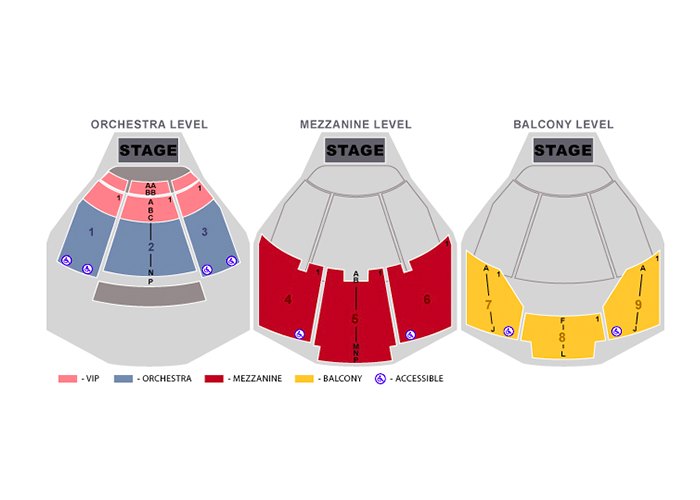 Penn and Teller Seating Chart