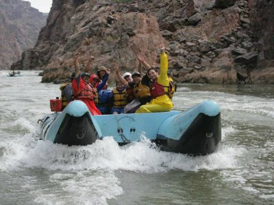 People rafting in Grand Canyon