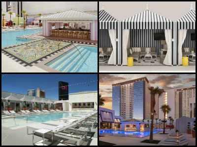 Pools at Sahara Hotel in Las Vegas