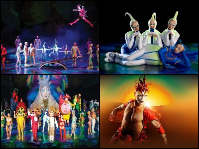 Mystere by Cirque du Soleil at Treasure Island Hotel in Las Vegas