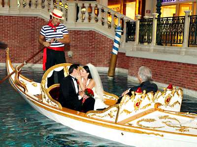 Gondola Wedding at the Venetian Hotel Las Vegas